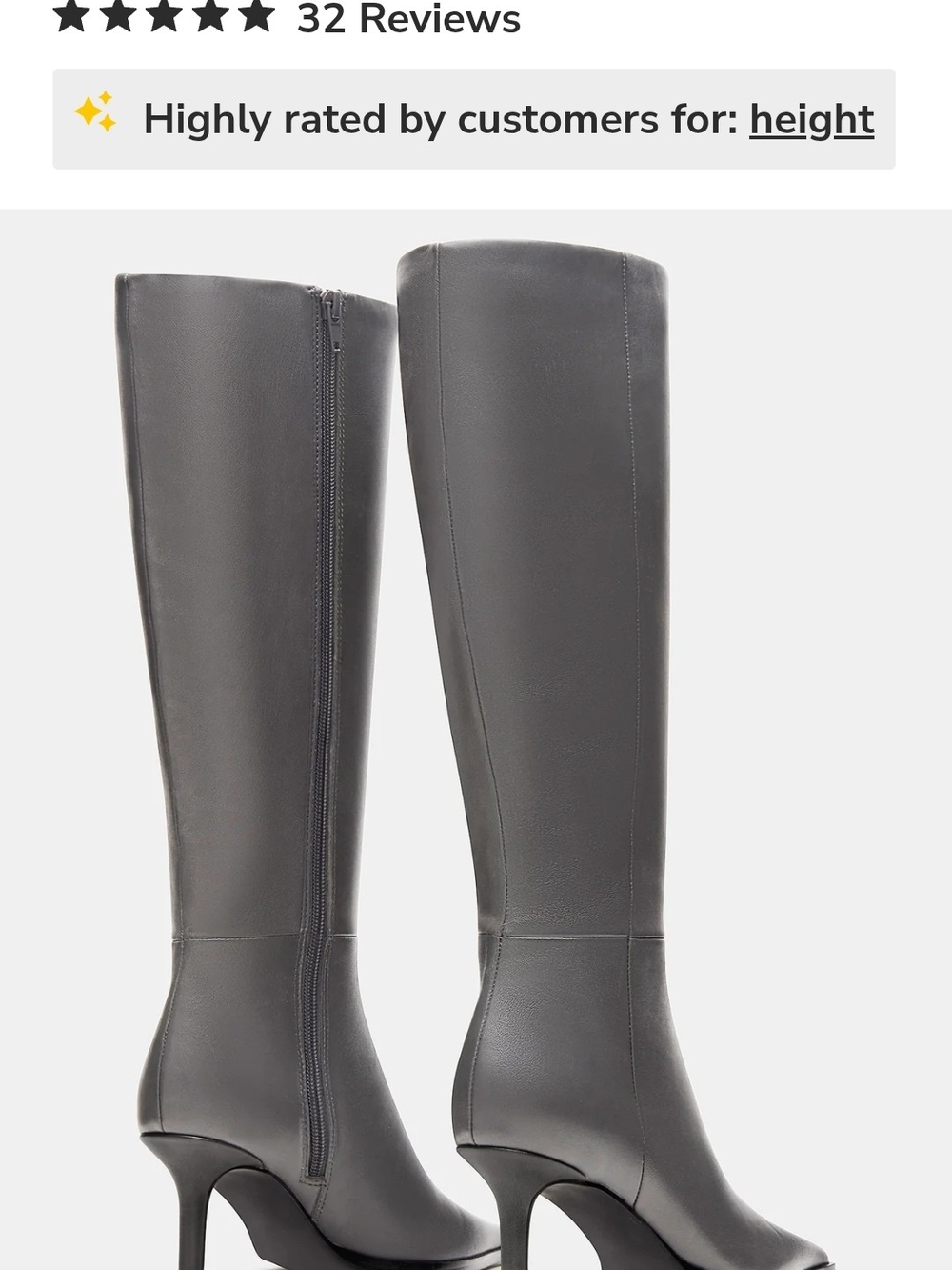 Steve Madden LINGO pointed-toe knee-high boot. - Picture 5 of 6